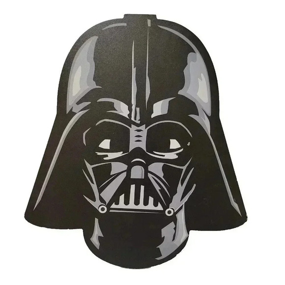 Star Wars Wood Plaque Darth Vader 2015 13.5" x 12" x 1/4" - Picture 1 of 2